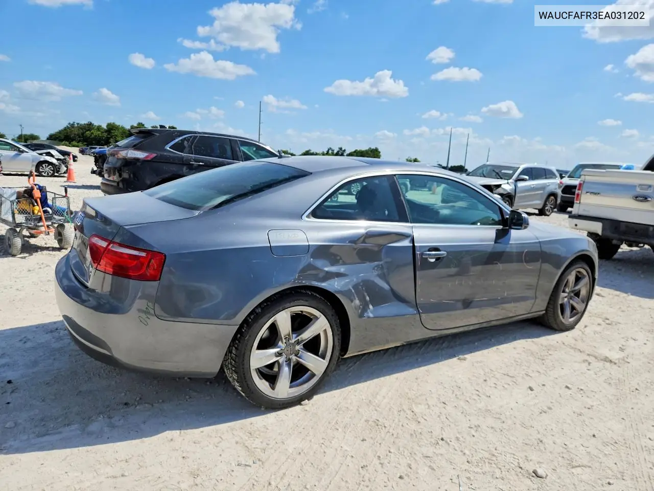 2014 Audi A5 Premium VIN: WAUCFAFR3EA031202 Lot: 58940456
