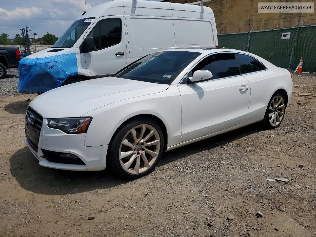 2014 Audi A5 Premium Plus VIN: WAULFAFR8EA061439 Lot: 58986636