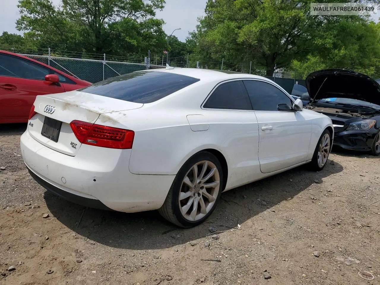 2014 Audi A5 Premium Plus VIN: WAULFAFR8EA061439 Lot: 58986636