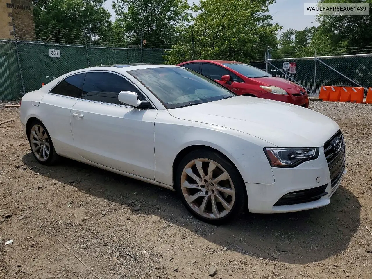 2014 Audi A5 Premium Plus VIN: WAULFAFR8EA061439 Lot: 58986636