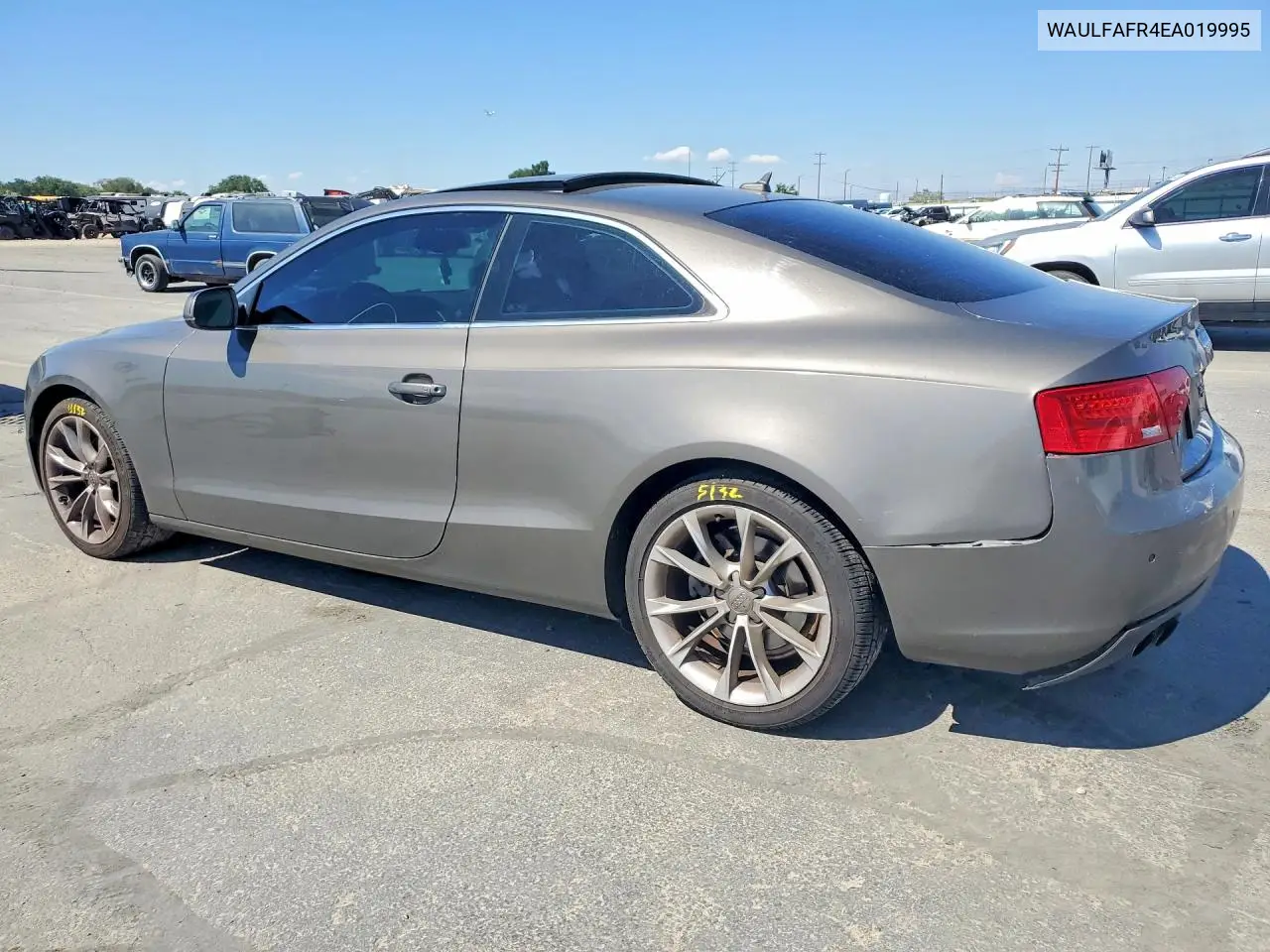 2014 Audi A5 Premium Plus VIN: WAULFAFR4EA019995 Lot: 60018746