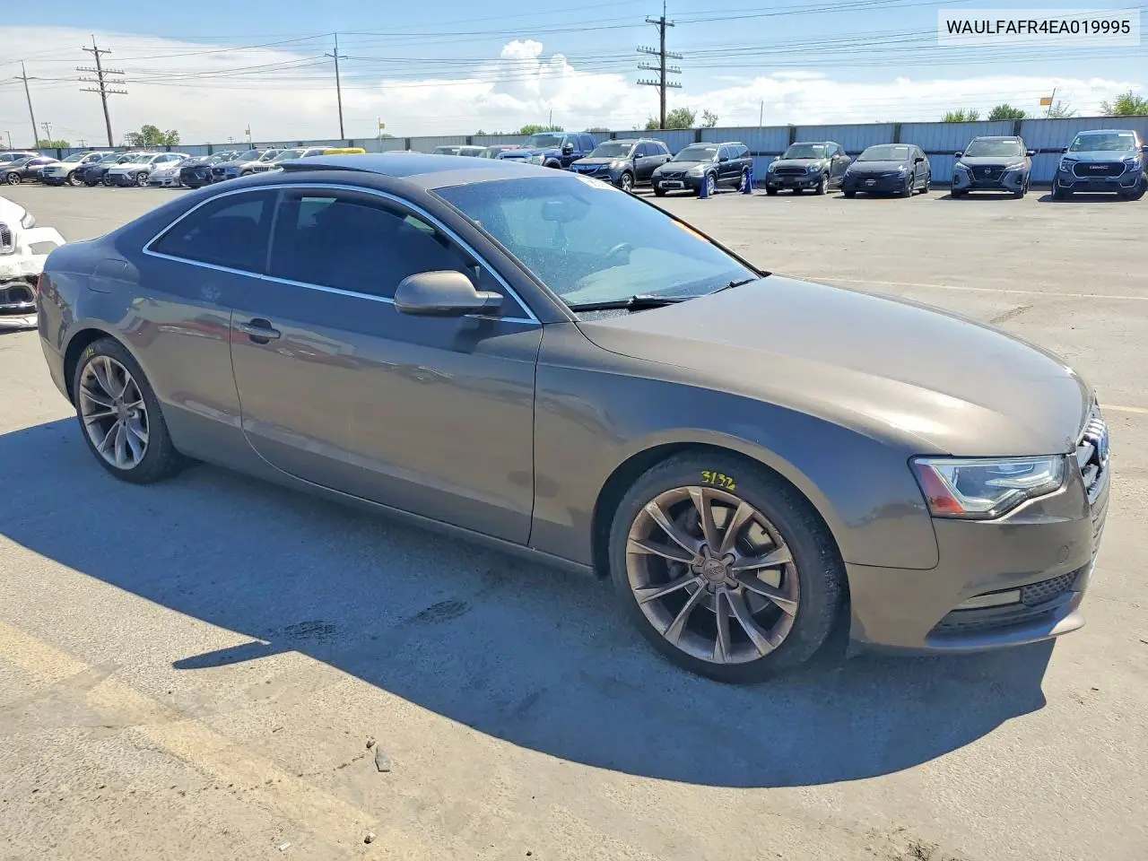 2014 Audi A5 Premium Plus VIN: WAULFAFR4EA019995 Lot: 60018746