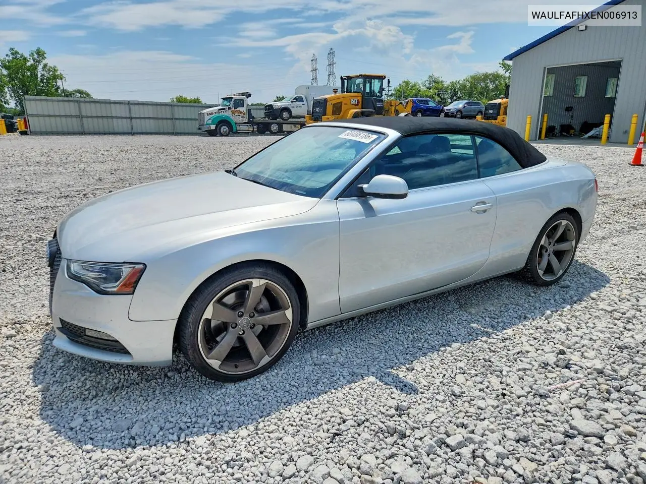 2014 Audi A5 Premium Plus VIN: WAULFAFHXEN006913 Lot: 60486186