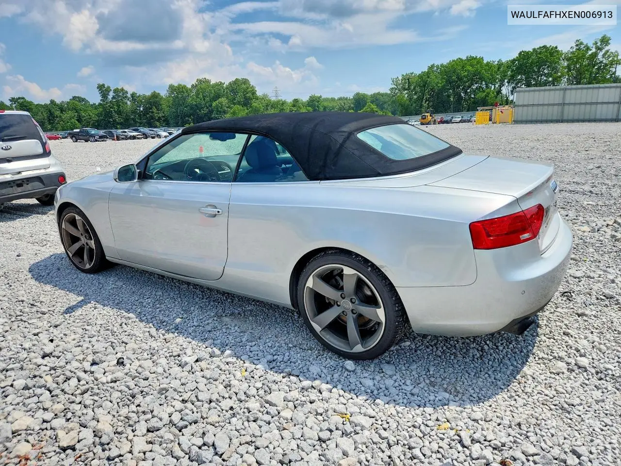 2014 Audi A5 Premium Plus VIN: WAULFAFHXEN006913 Lot: 60486186