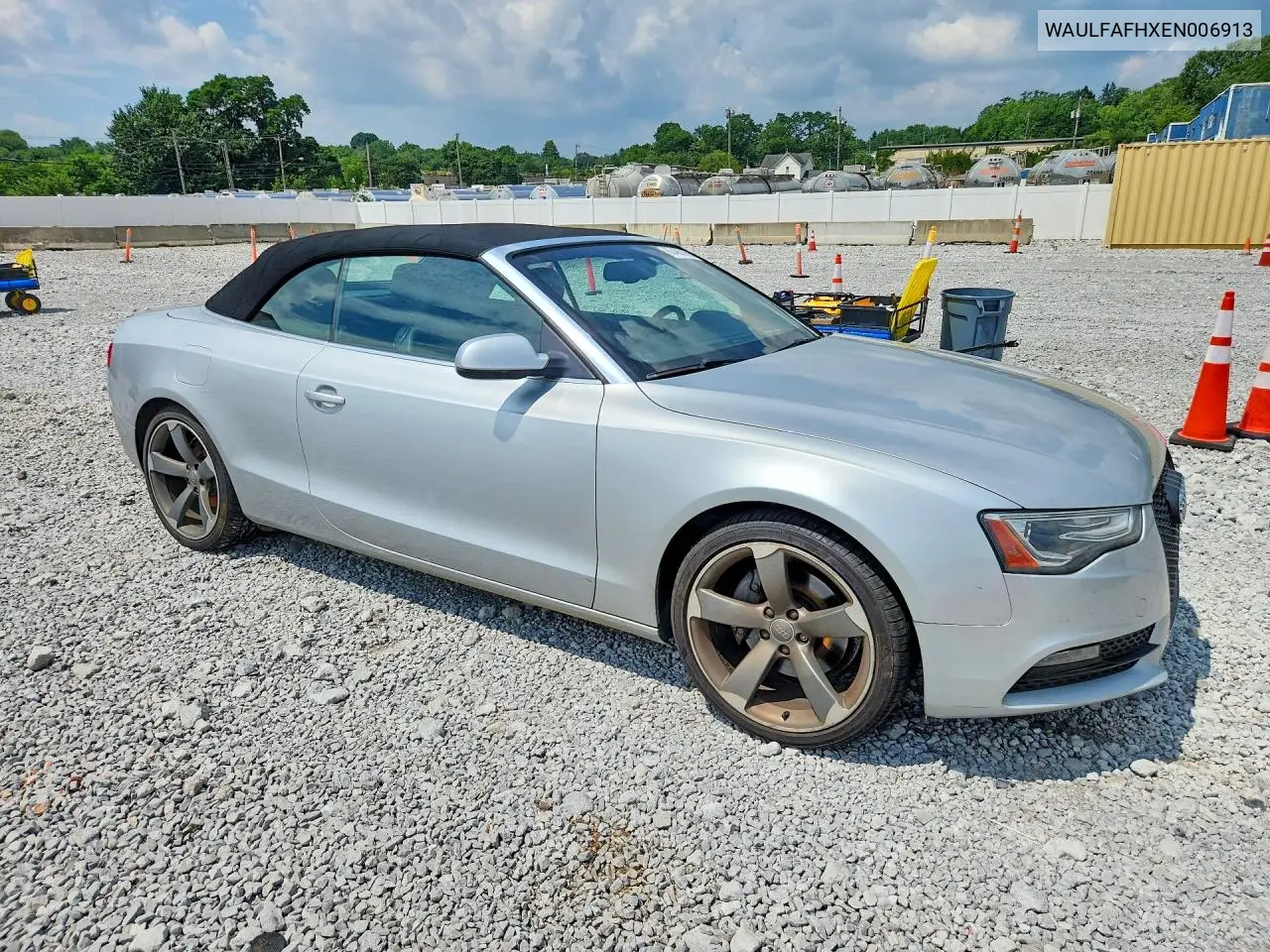 2014 Audi A5 Premium Plus VIN: WAULFAFHXEN006913 Lot: 60486186