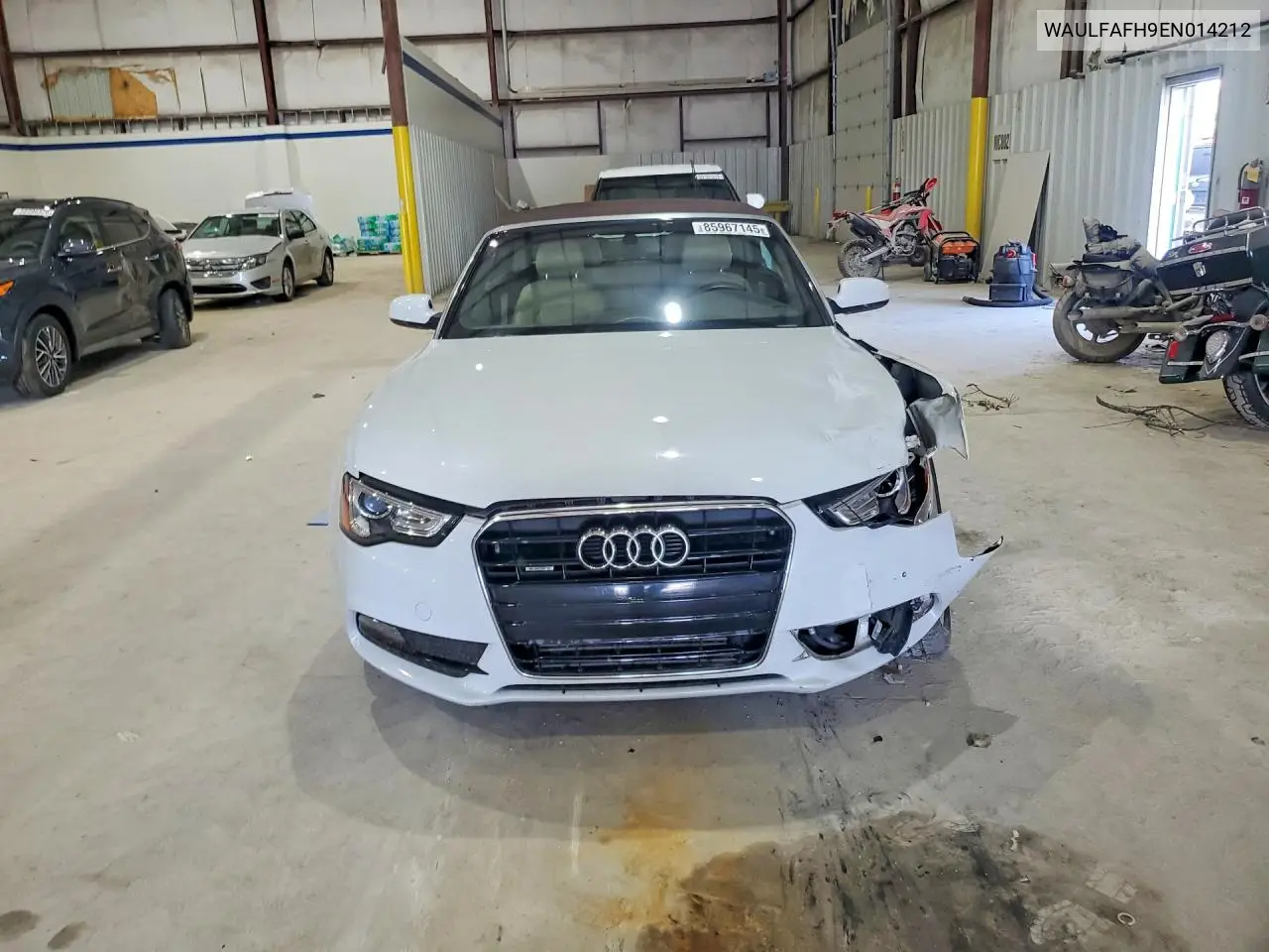 2014 Audi A5 Premium Plus VIN: WAULFAFH9EN014212 Lot: 85967145