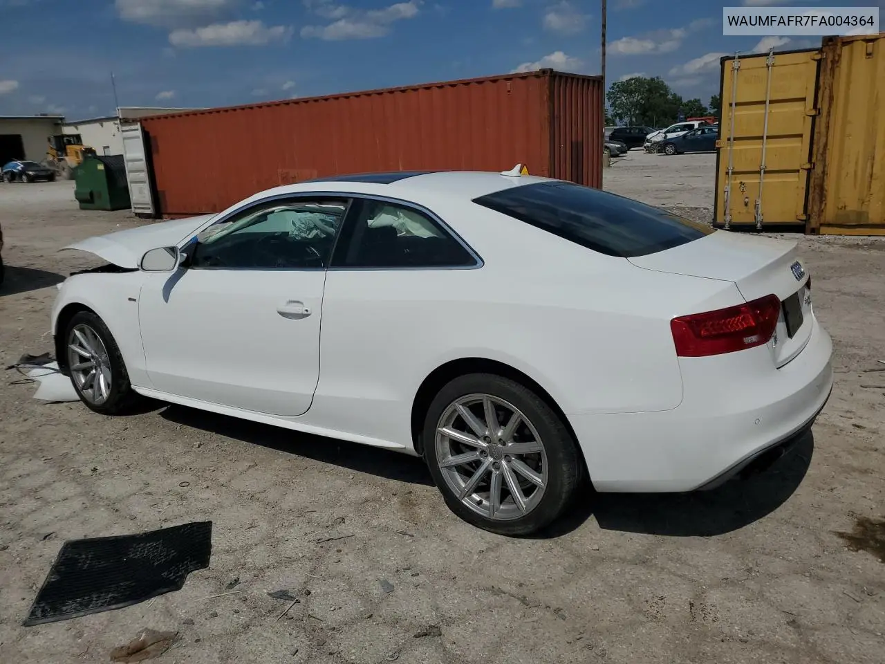 2015 Audi A5 Premium Plus VIN: WAUMFAFR7FA004364 Lot: 56891356