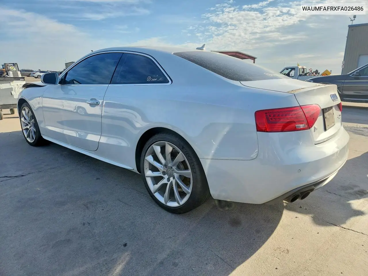 2015 Audi A5 Premium Plus VIN: WAUMFAFRXFA026486 Lot: 59248096