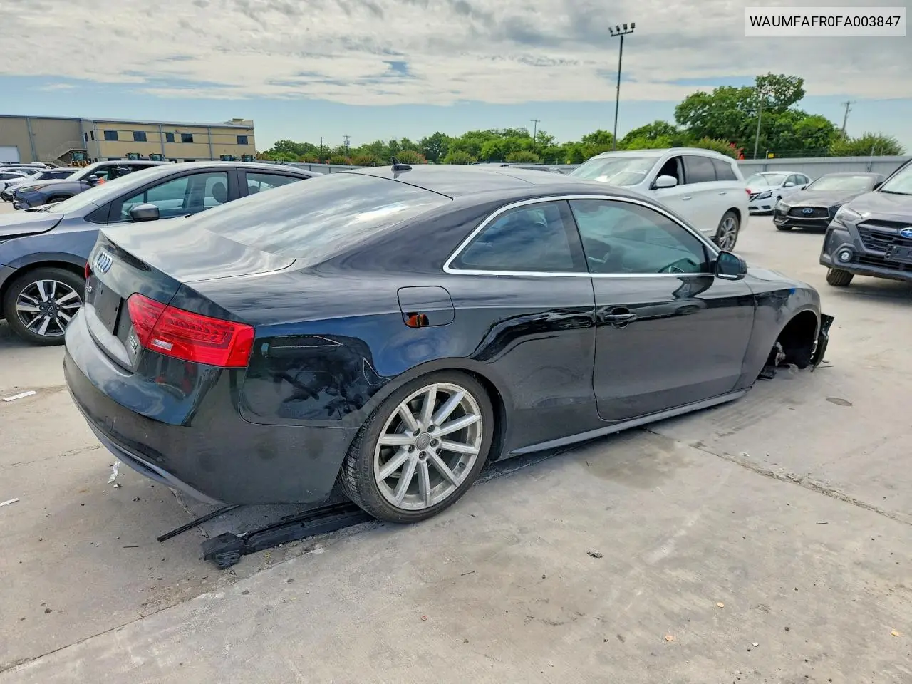 2015 Audi A5 Premium Plus VIN: WAUMFAFR0FA003847 Lot: 59660226