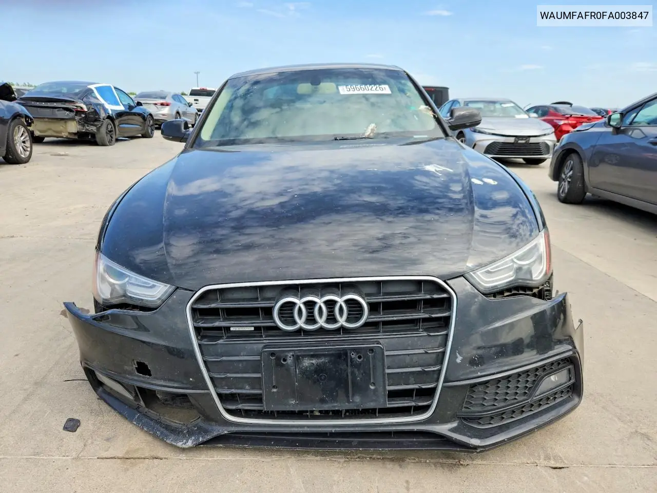 2015 Audi A5 Premium Plus VIN: WAUMFAFR0FA003847 Lot: 59660226