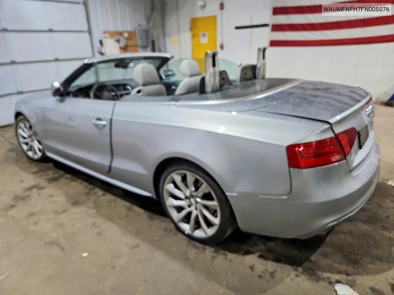 2015 Audi A5 Premium Plus VIN: WAUMFAFH7FN005076 Lot: 59795336