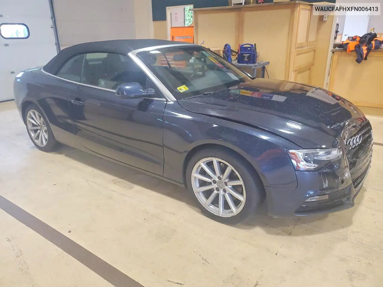 2015 Audi A5 Premium VIN: WAUCFAFHXFN006413 Lot: 59861076