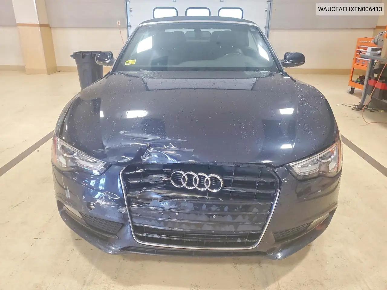 2015 Audi A5 Premium VIN: WAUCFAFHXFN006413 Lot: 59861076