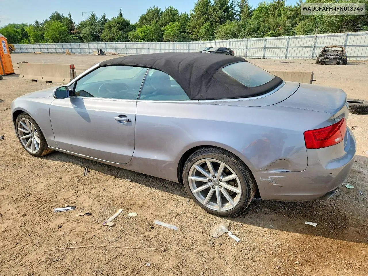 2015 Audi A5 Premium VIN: WAUCFAFH4FN013745 Lot: 61210586