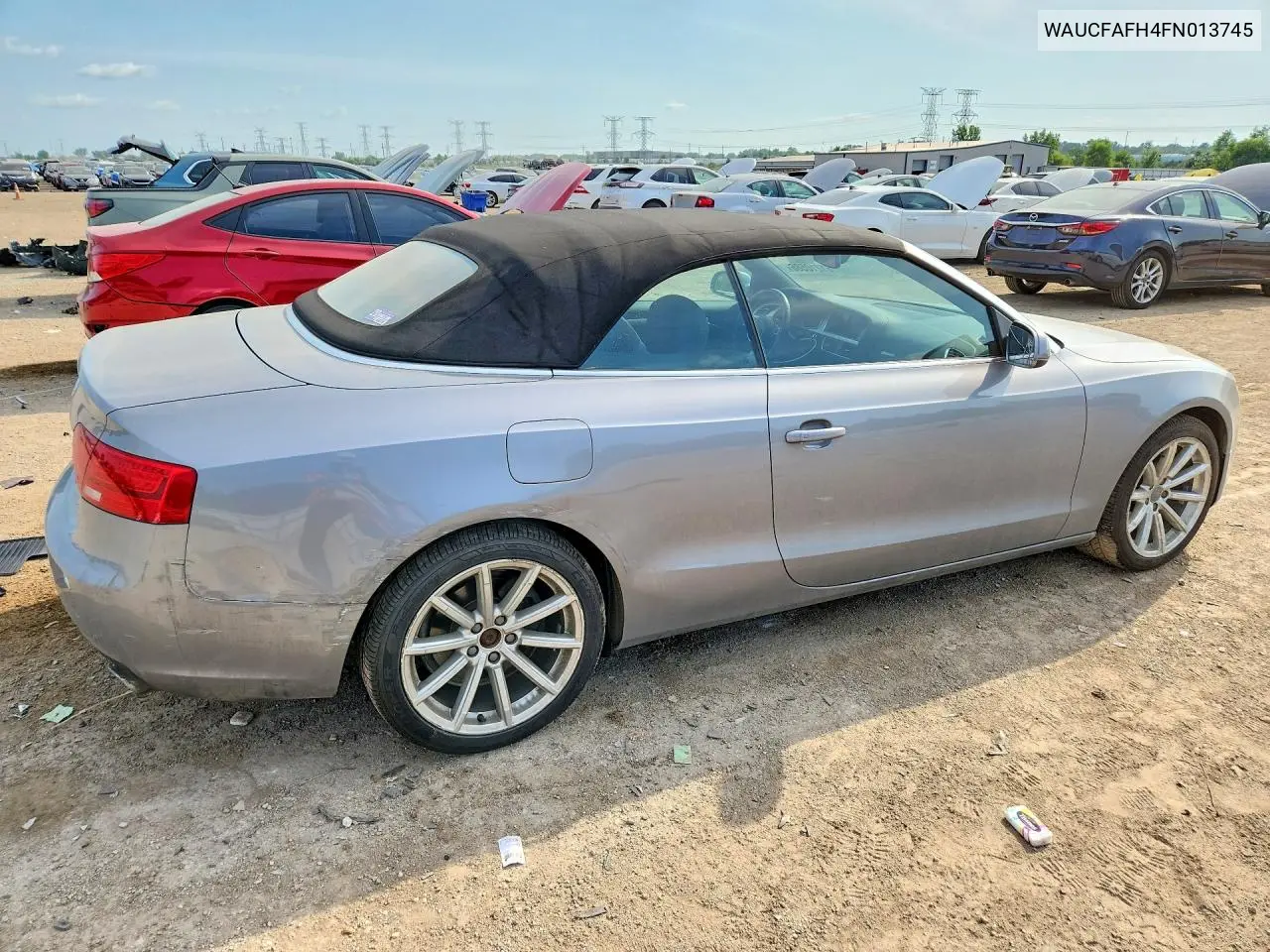 2015 Audi A5 Premium VIN: WAUCFAFH4FN013745 Lot: 61210586