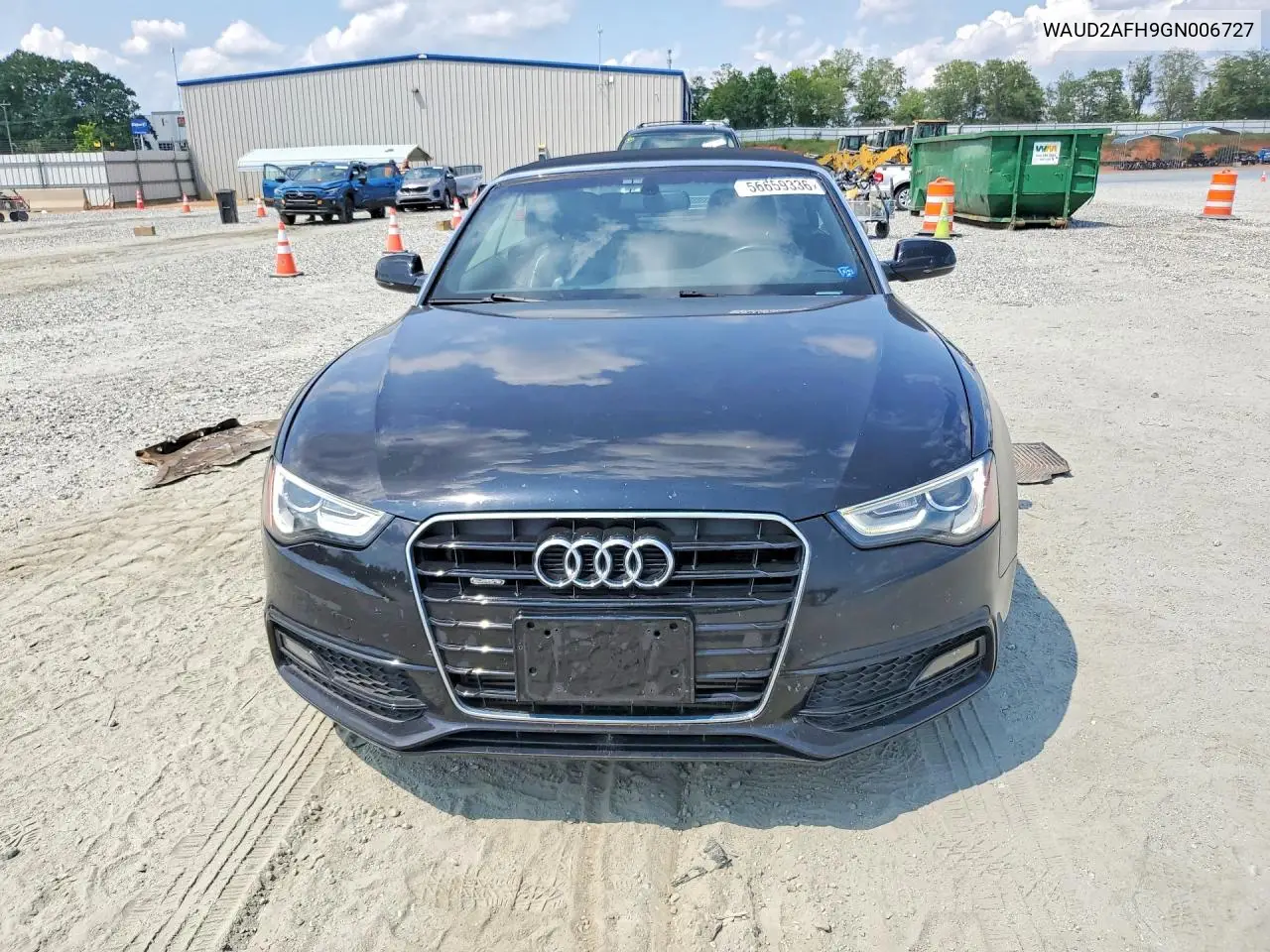 2016 Audi A5 Premium Plus S-Line VIN: WAUD2AFH9GN006727 Lot: 56659336