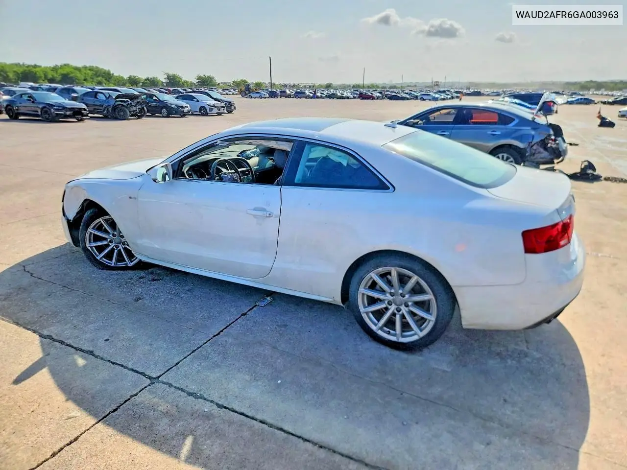 2016 Audi A5 Quattro VIN: WAUD2AFR6GA003963 Lot: 58215756