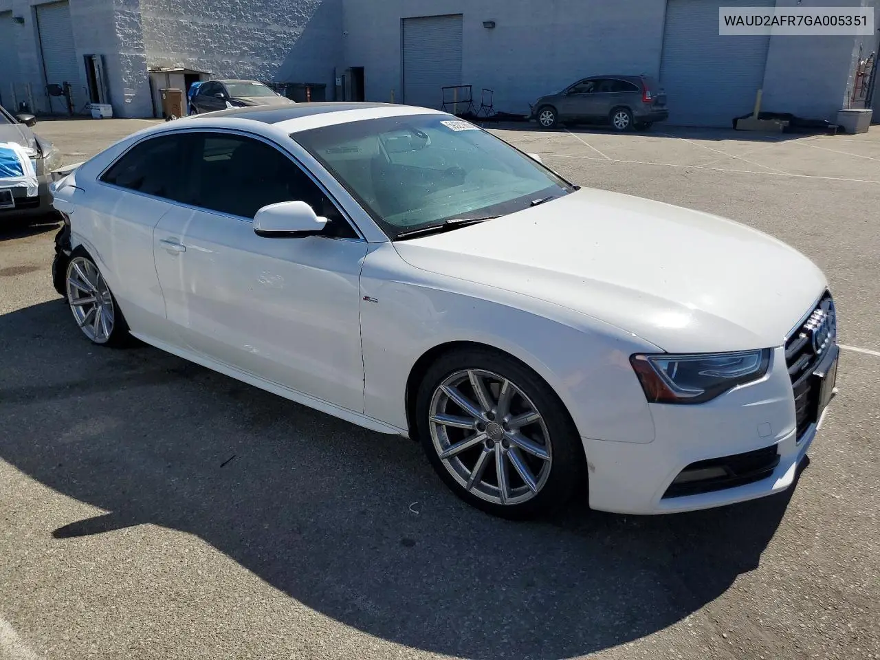 2016 Audi A5 Premium Plus S-Line VIN: WAUD2AFR7GA005351 Lot: 59321966