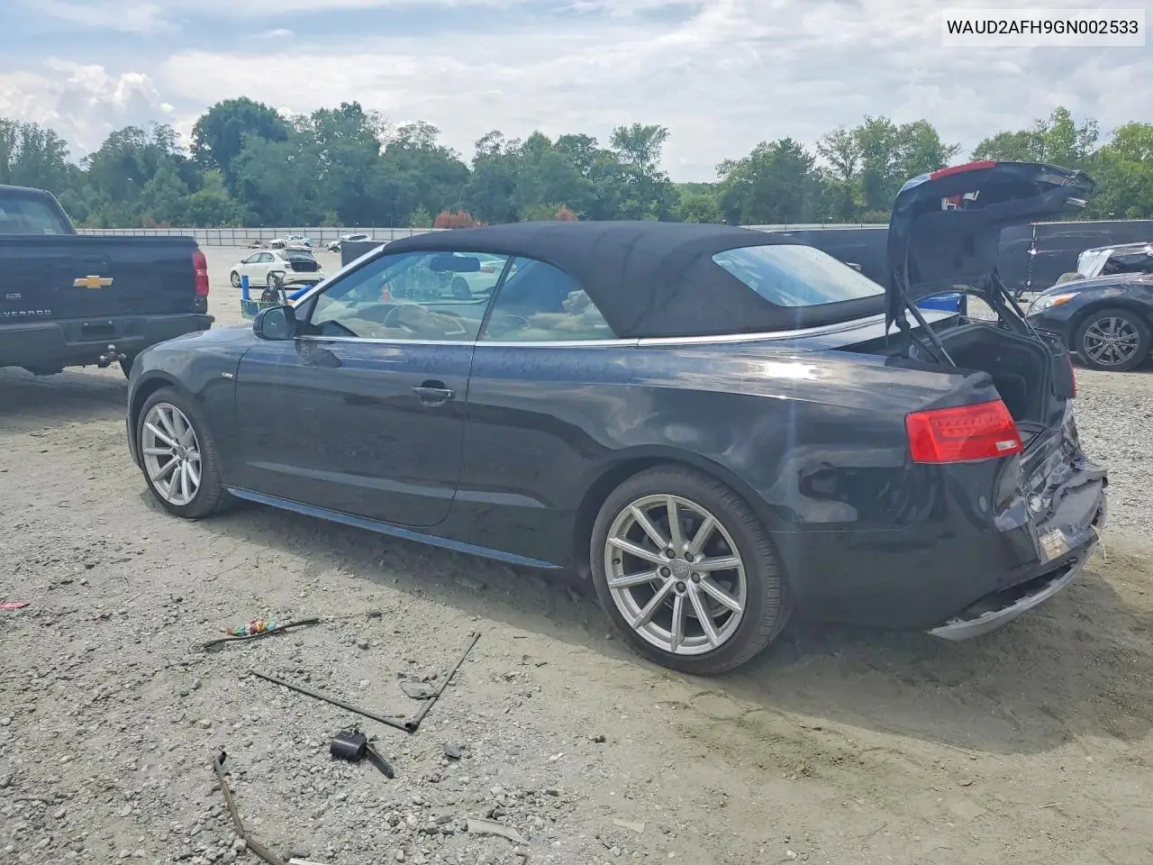 2016 Audi A5 Premium Plus S-Line VIN: WAUD2AFH9GN002533 Lot: 60597526