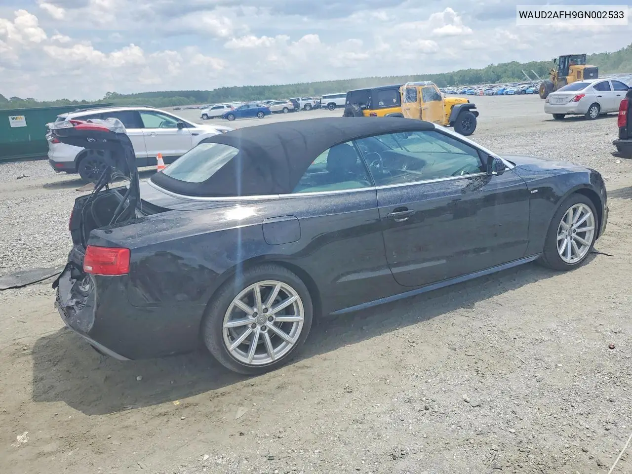 2016 Audi A5 Premium Plus S-Line VIN: WAUD2AFH9GN002533 Lot: 60597526