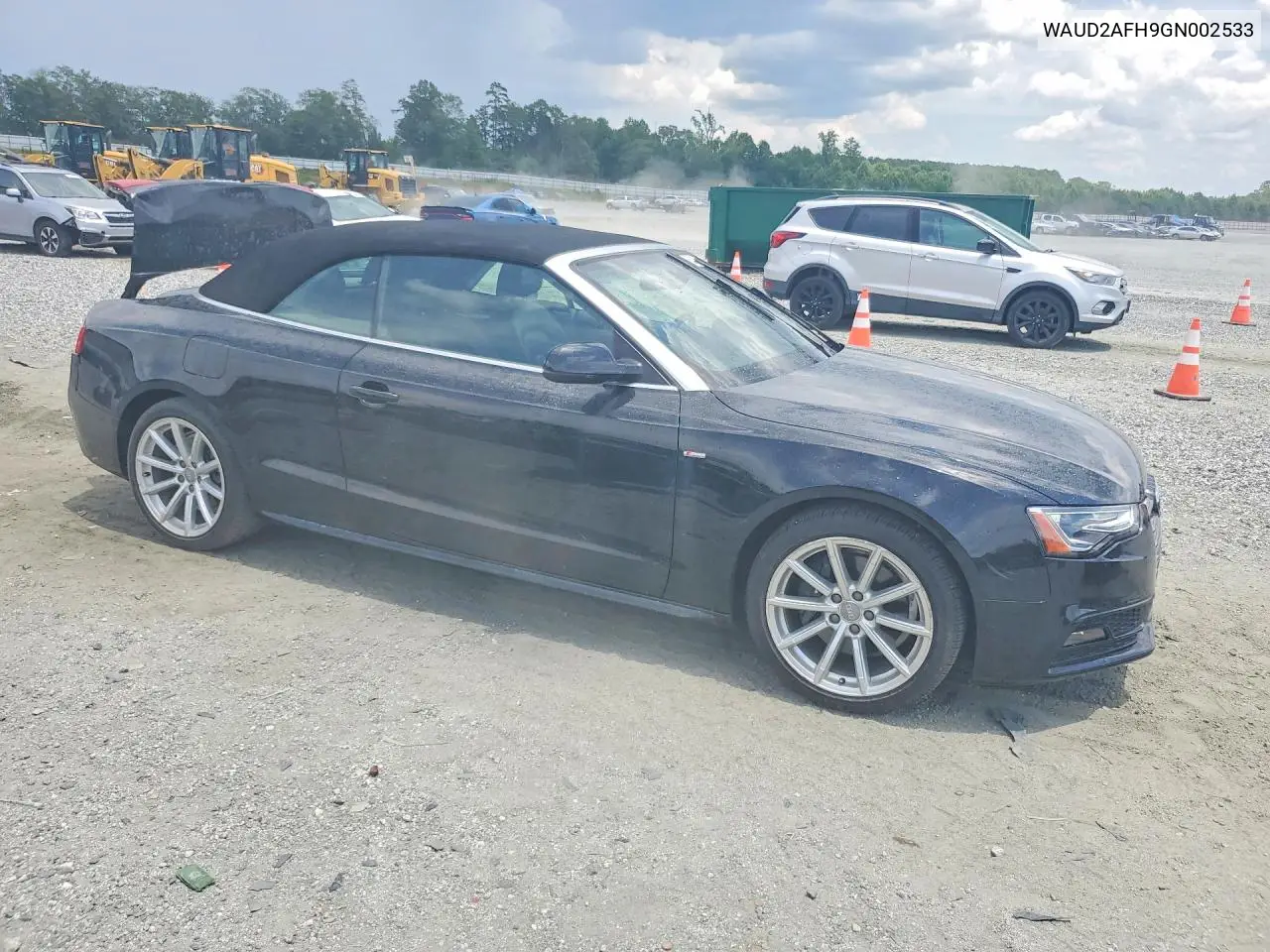 2016 Audi A5 Premium Plus S-Line VIN: WAUD2AFH9GN002533 Lot: 60597526