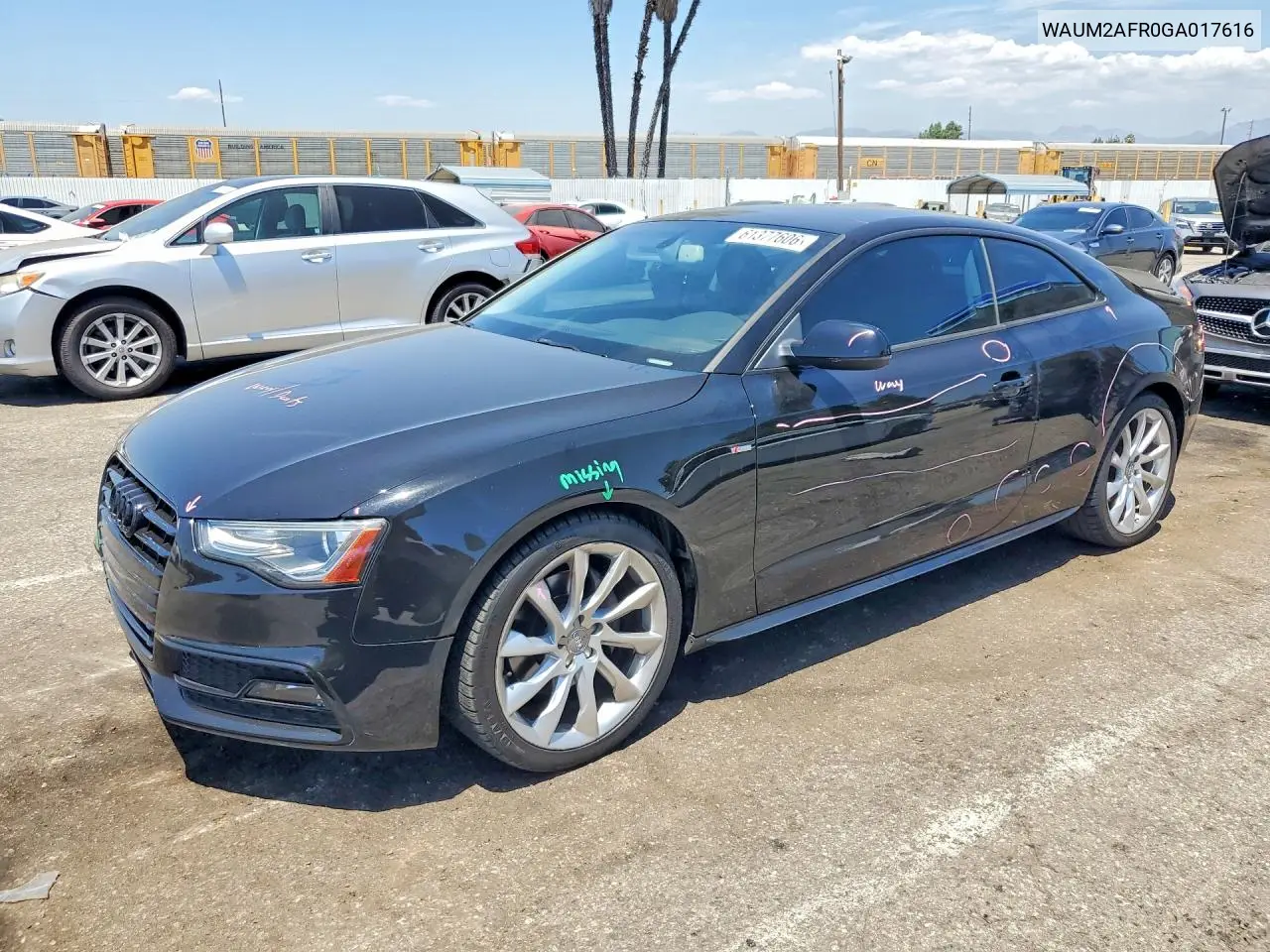 2016 Audi A5 Premium Plus S-Line VIN: WAUM2AFR0GA017616 Lot: 61377606