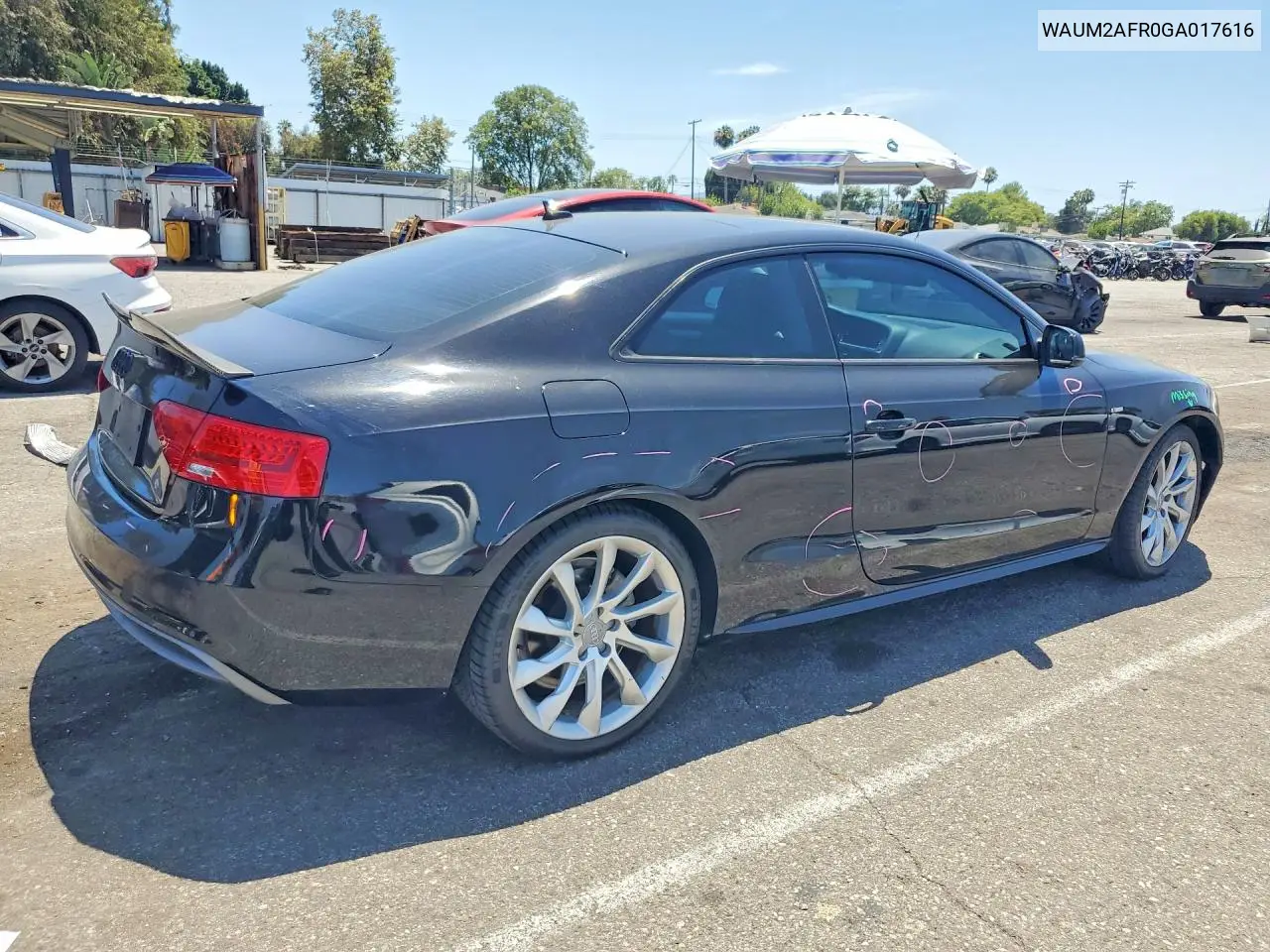 2016 Audi A5 Premium Plus S-Line VIN: WAUM2AFR0GA017616 Lot: 61377606