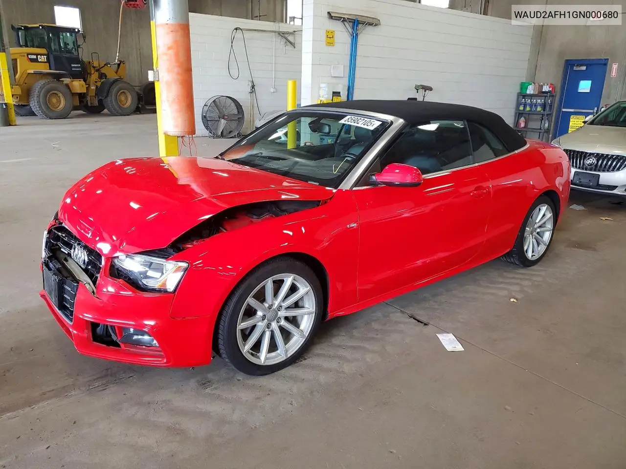 2016 Audi A5 Premium Plus S-Line VIN: WAUD2AFH1GN000680 Lot: 85982105