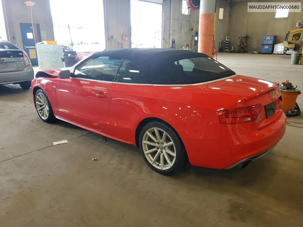 2016 Audi A5 Premium Plus S-Line VIN: WAUD2AFH1GN000680 Lot: 85982105