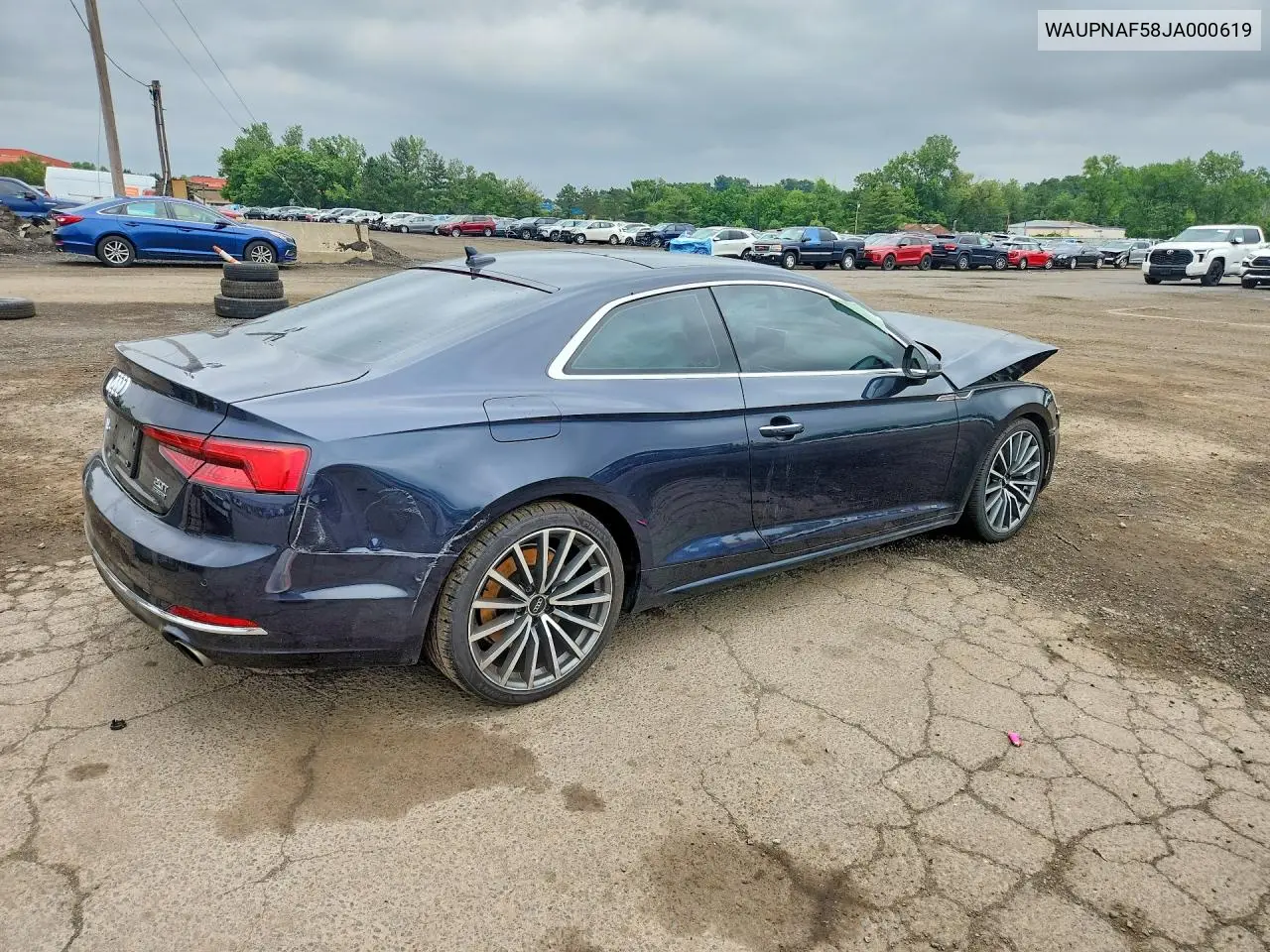 2018 Audi A5 Premium Plus VIN: WAUPNAF58JA000619 Lot: 57139076