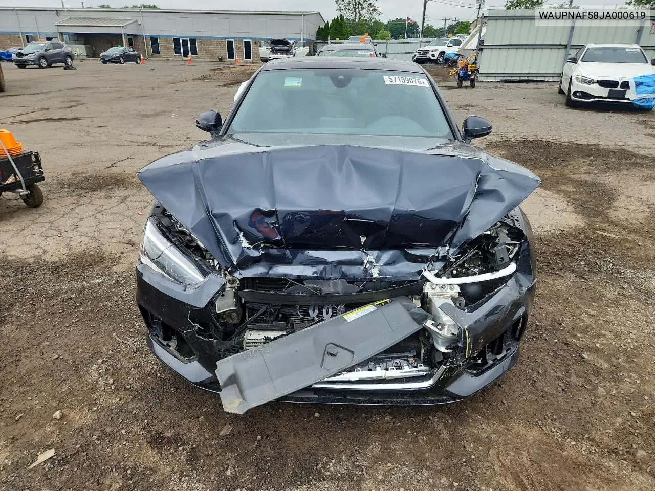 2018 Audi A5 Premium Plus VIN: WAUPNAF58JA000619 Lot: 57139076