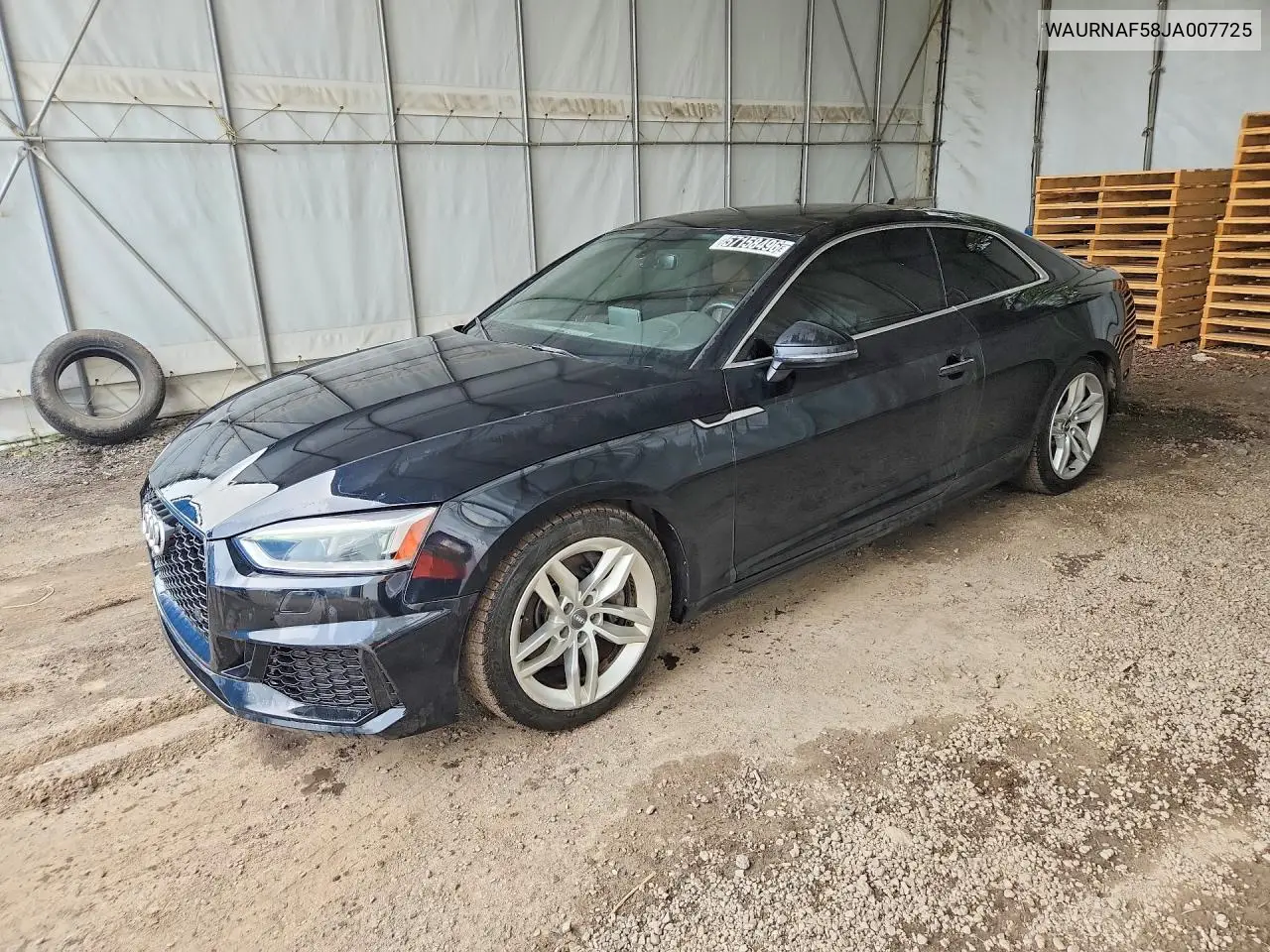 2018 Audi A5 Prestige VIN: WAURNAF58JA007725 Lot: 57158496