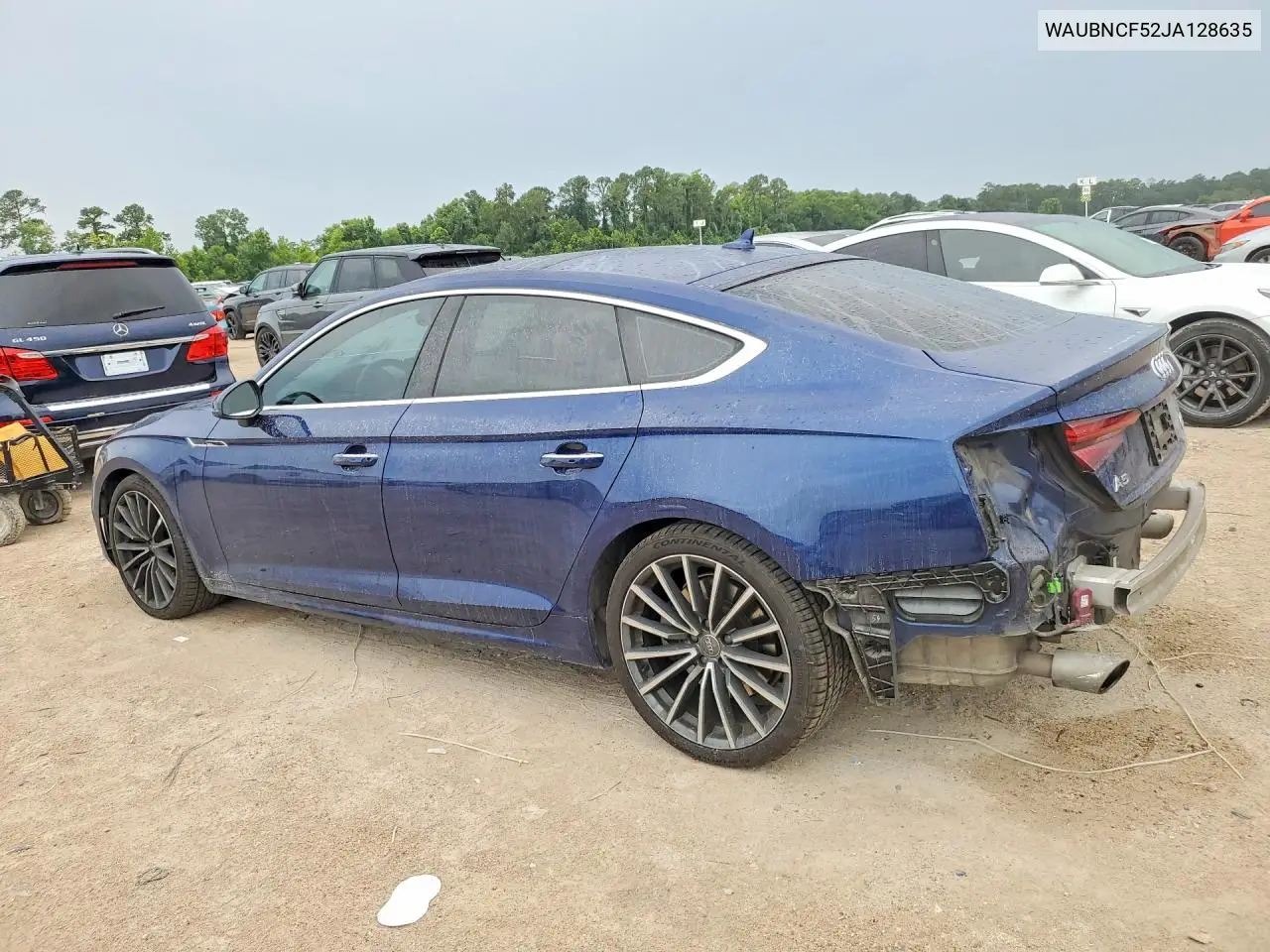 2018 Audi A5 Premium Plus VIN: WAUBNCF52JA128635 Lot: 57535706