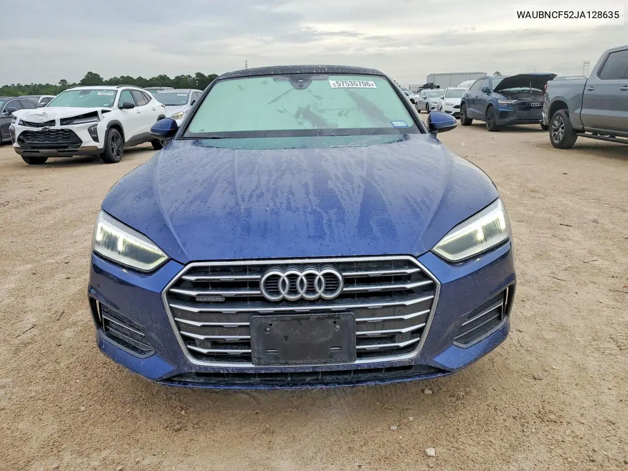 2018 Audi A5 Premium Plus VIN: WAUBNCF52JA128635 Lot: 57535706