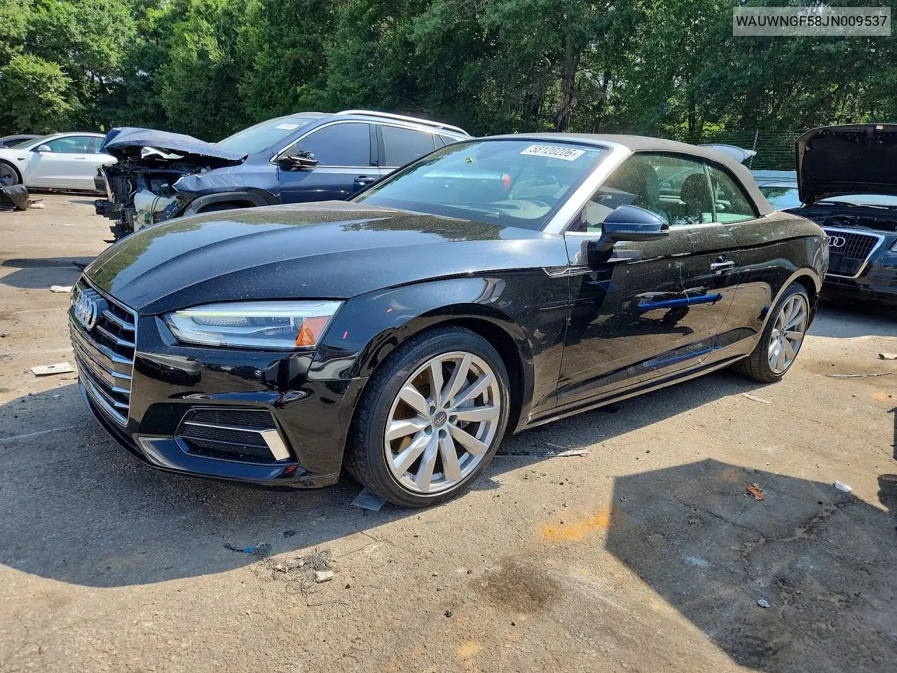 2018 Audi A5 Premium VIN: WAUWNGF58JN009537 Lot: 58120206