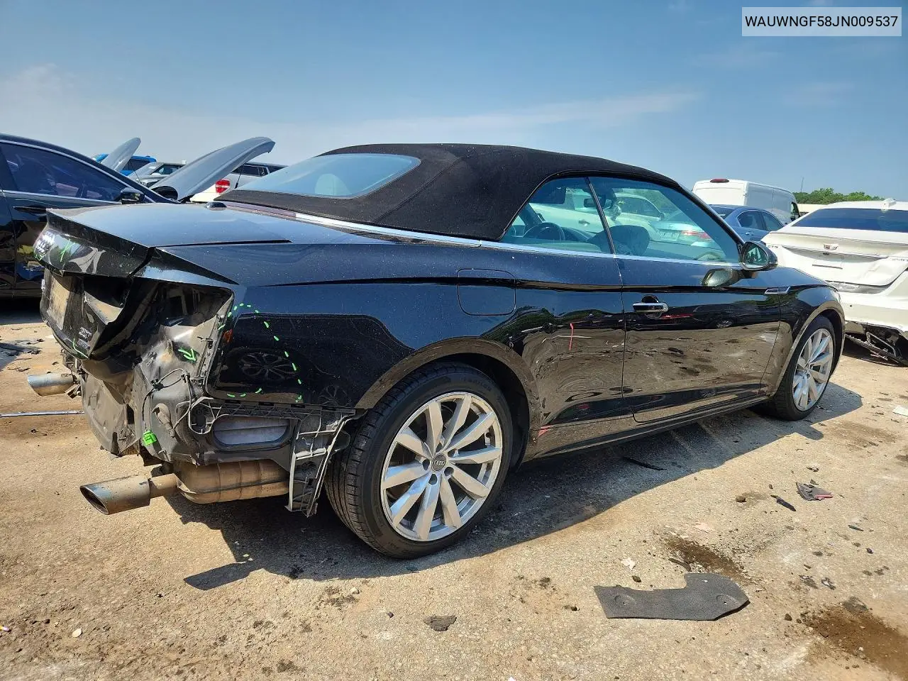 2018 Audi A5 Premium VIN: WAUWNGF58JN009537 Lot: 58120206