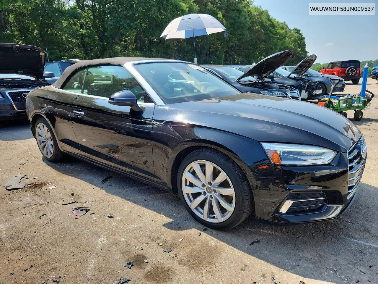 2018 Audi A5 Premium VIN: WAUWNGF58JN009537 Lot: 58120206