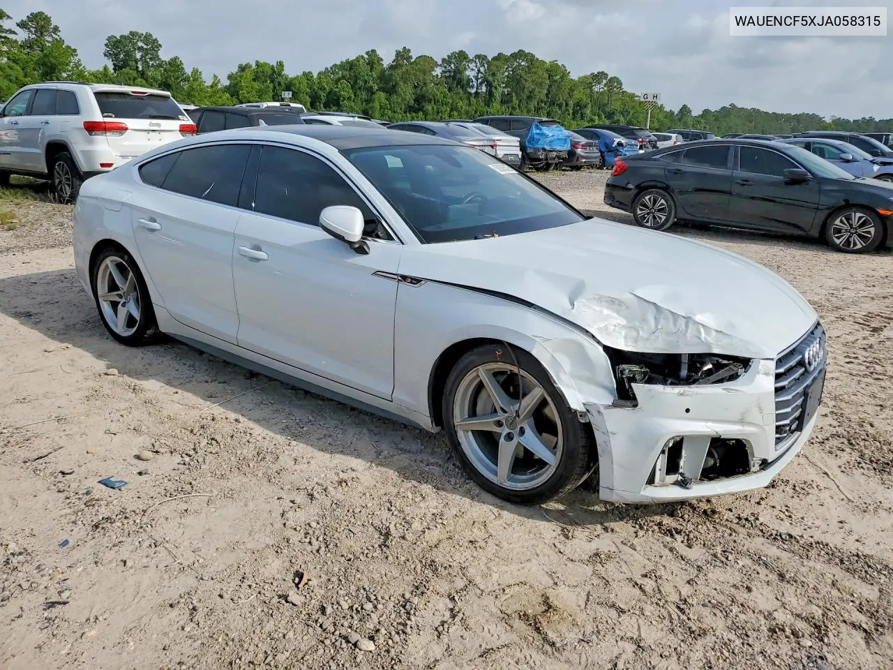 WAUENCF5XJA058315 2018 Audi A5 Premium Plus S-Line