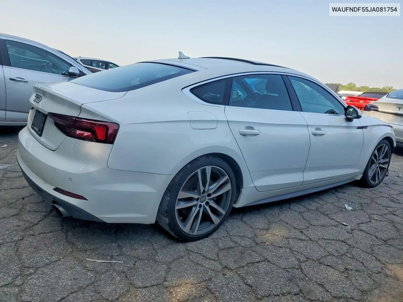 2018 Audi A5 Prestige S-Line VIN: WAUFNDF55JA081754 Lot: 58527106