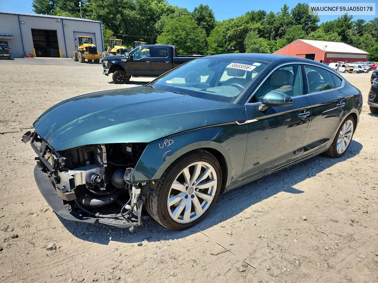 2018 Audi A5 Prestige VIN: WAUCNCF59JA050178 Lot: 58685896