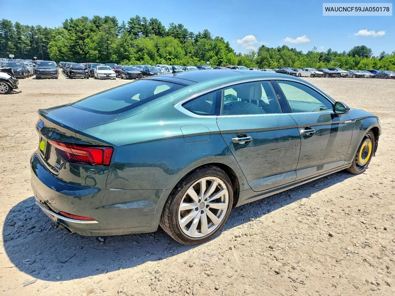 2018 Audi A5 Prestige VIN: WAUCNCF59JA050178 Lot: 58685896