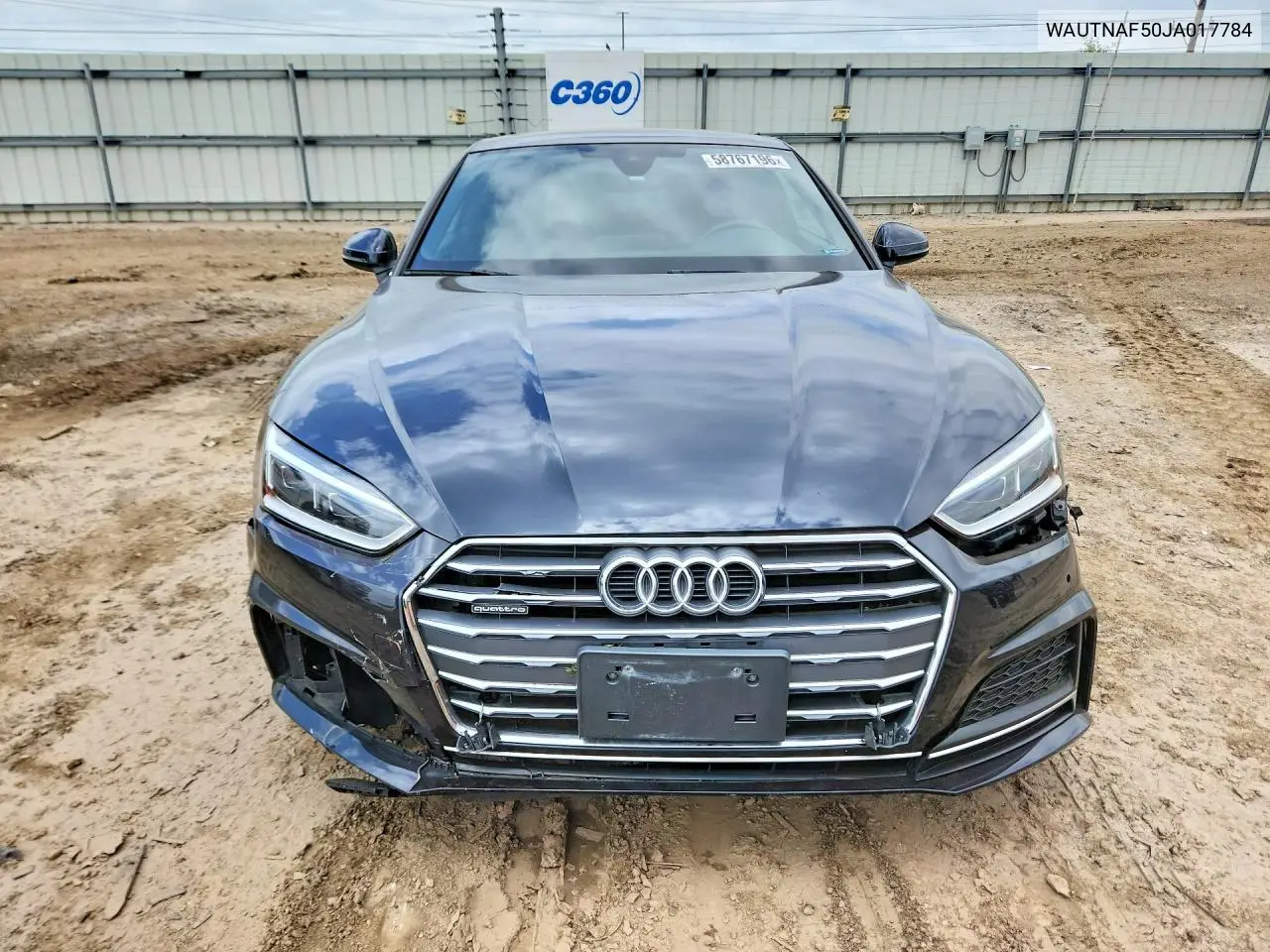 2018 Audi A5 Premium Plus S-Line VIN: WAUTNAF50JA017784 Lot: 58767196