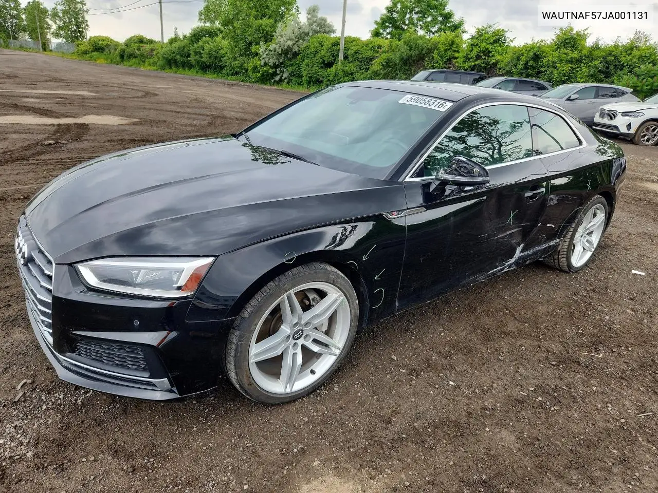 2018 Audi A5 Premium Plus S-Line VIN: WAUTNAF57JA001131 Lot: 59058316
