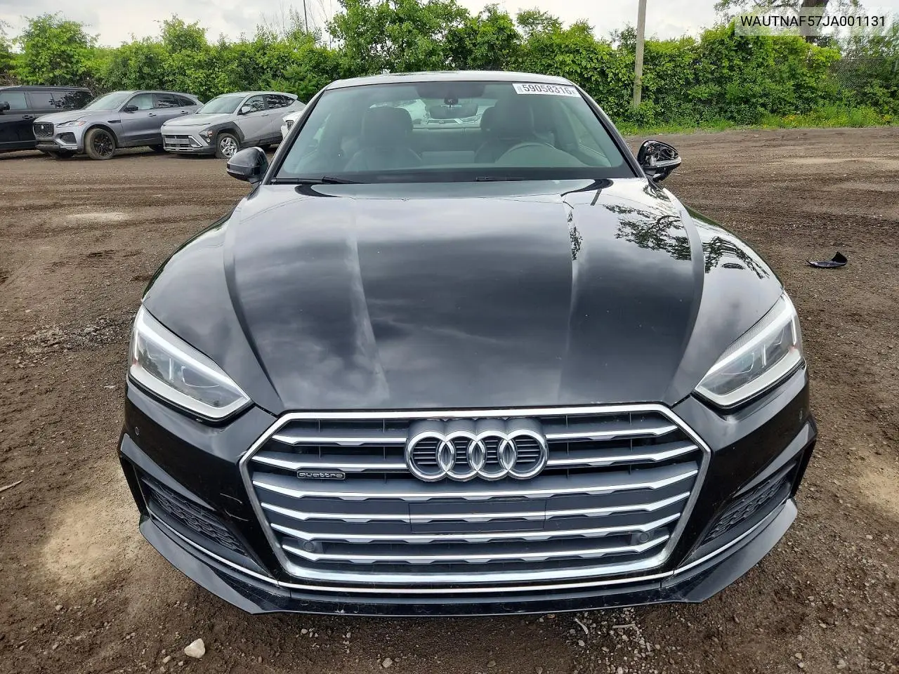 2018 Audi A5 Premium Plus S-Line VIN: WAUTNAF57JA001131 Lot: 59058316