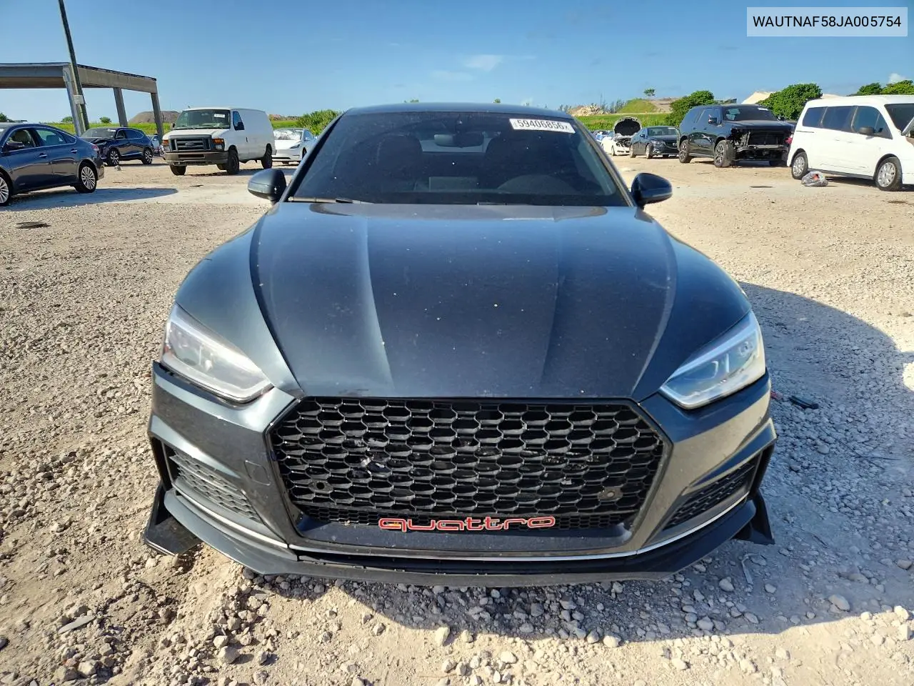 2018 Audi A5 Premium Plus S-Line VIN: WAUTNAF58JA005754 Lot: 59406856