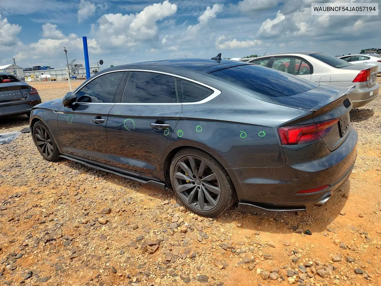 2018 Audi A5 Premium Plus VIN: WAUBNCF54JA057194 Lot: 59622436