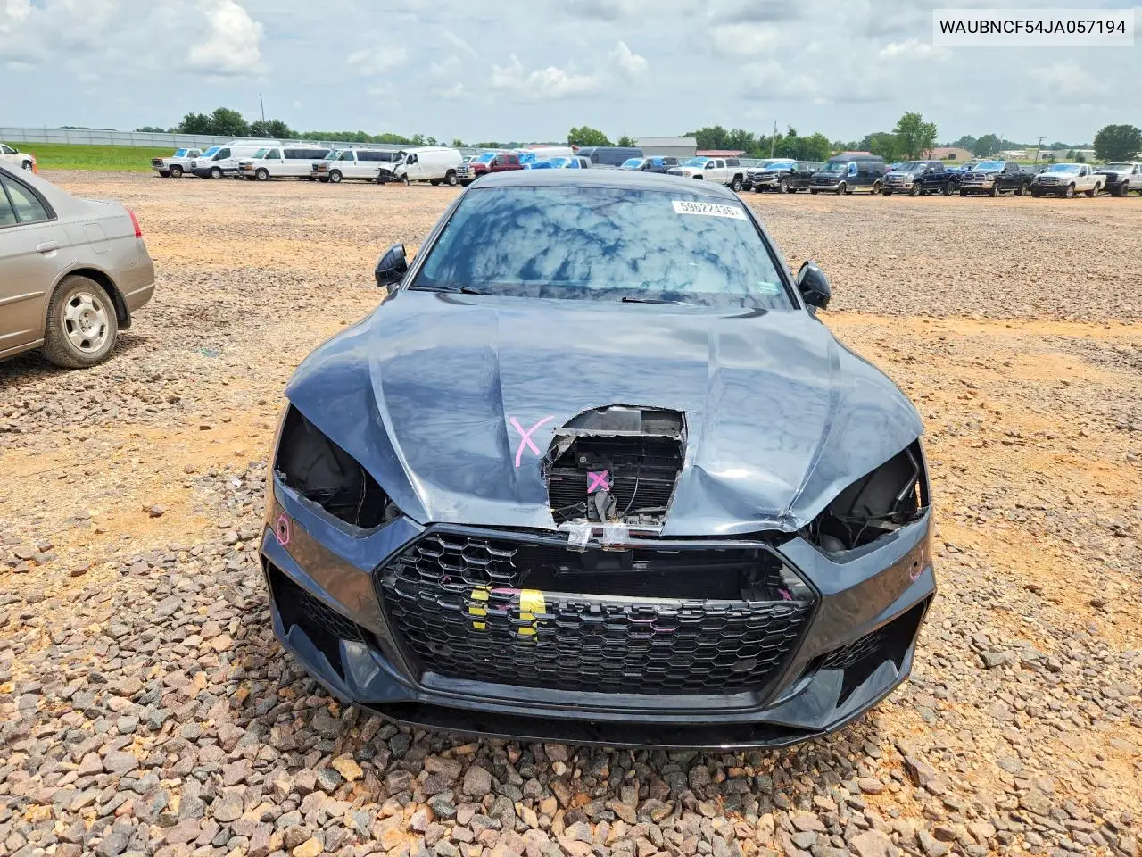 2018 Audi A5 Premium Plus VIN: WAUBNCF54JA057194 Lot: 59622436