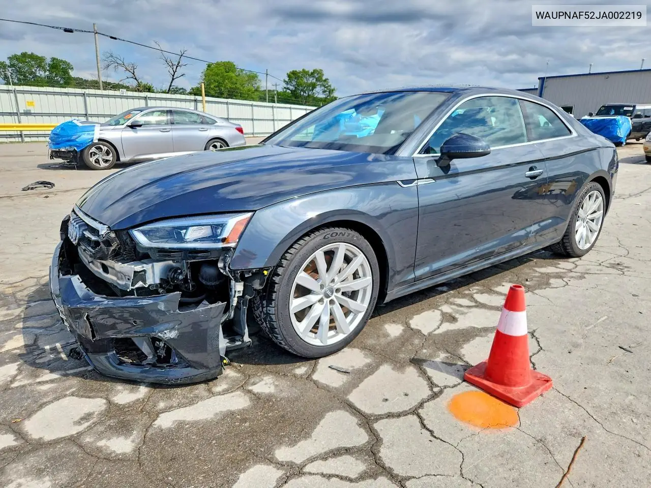 2018 Audi A5 Premium Plus VIN: WAUPNAF52JA002219 Lot: 60027666