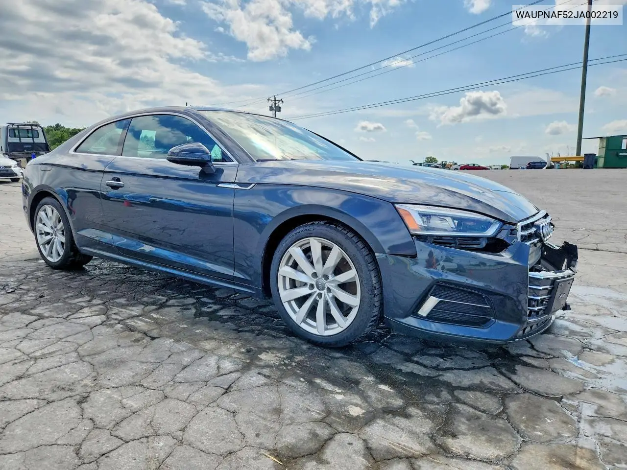 2018 Audi A5 Premium Plus VIN: WAUPNAF52JA002219 Lot: 60027666