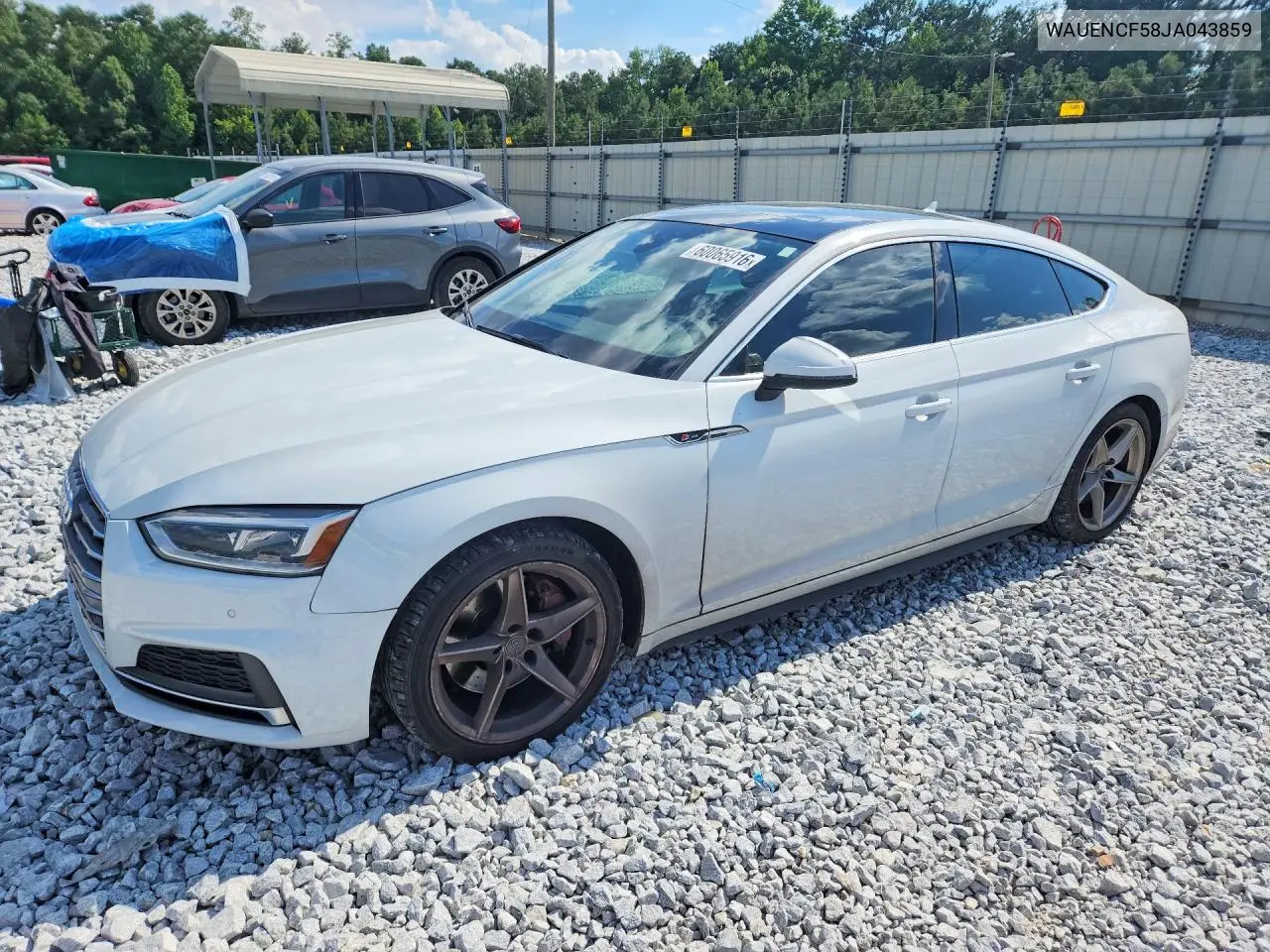 2018 Audi A5 Premium Plus S-Line VIN: WAUENCF58JA043859 Lot: 60065916